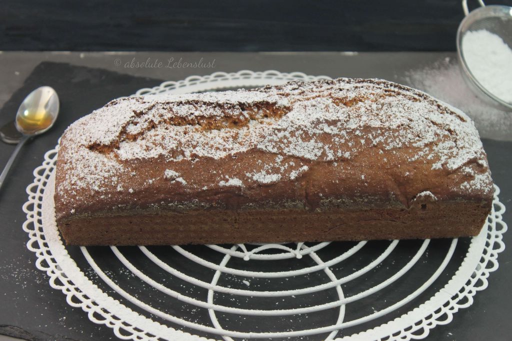Honigkuchen backen, Gewürzkuchen backen, Honigkuchen Rezept, Gewürzkuchen Rezept, Frühstückskuchen, backen, Rezept