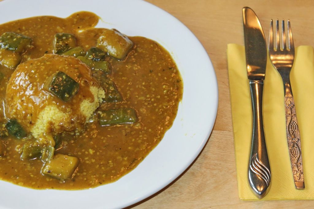 Afrikanische Couscous Gemüsepfanne