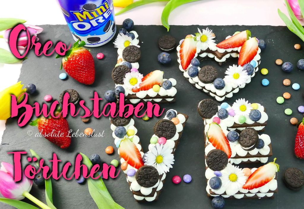 Oreo Letter Cake | Buchstaben und Zahlen Torte backen
