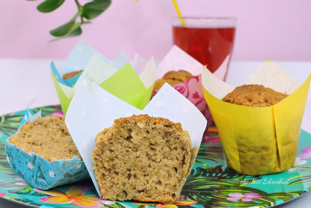 Gesunde Apfel Muffins Ohne Zucker Vegan Backen Ohne Ei Milch Und Butter Absolute Lebenslust