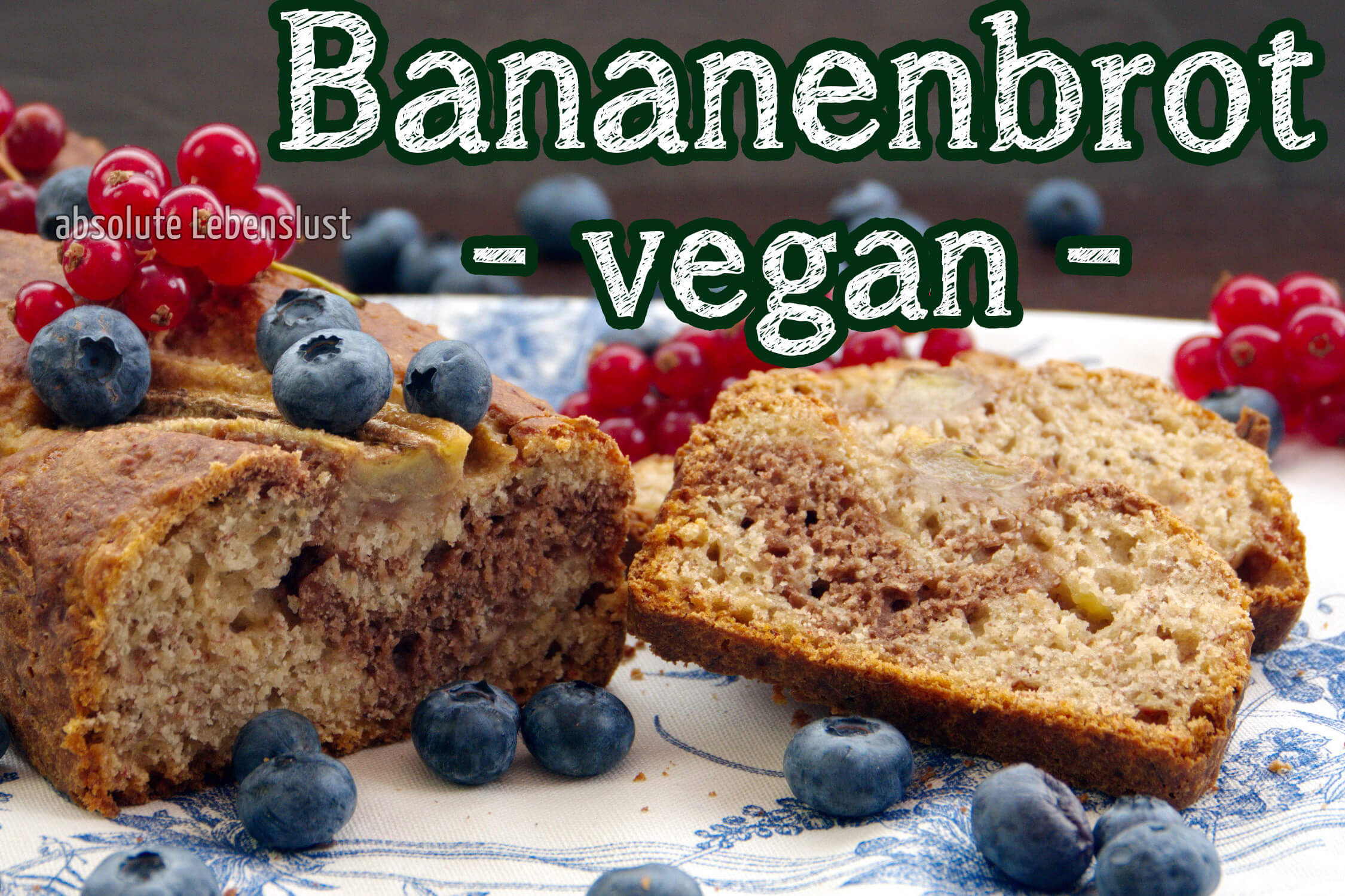 Bananenbrot backen | ohne weißen Zucker & vegan
