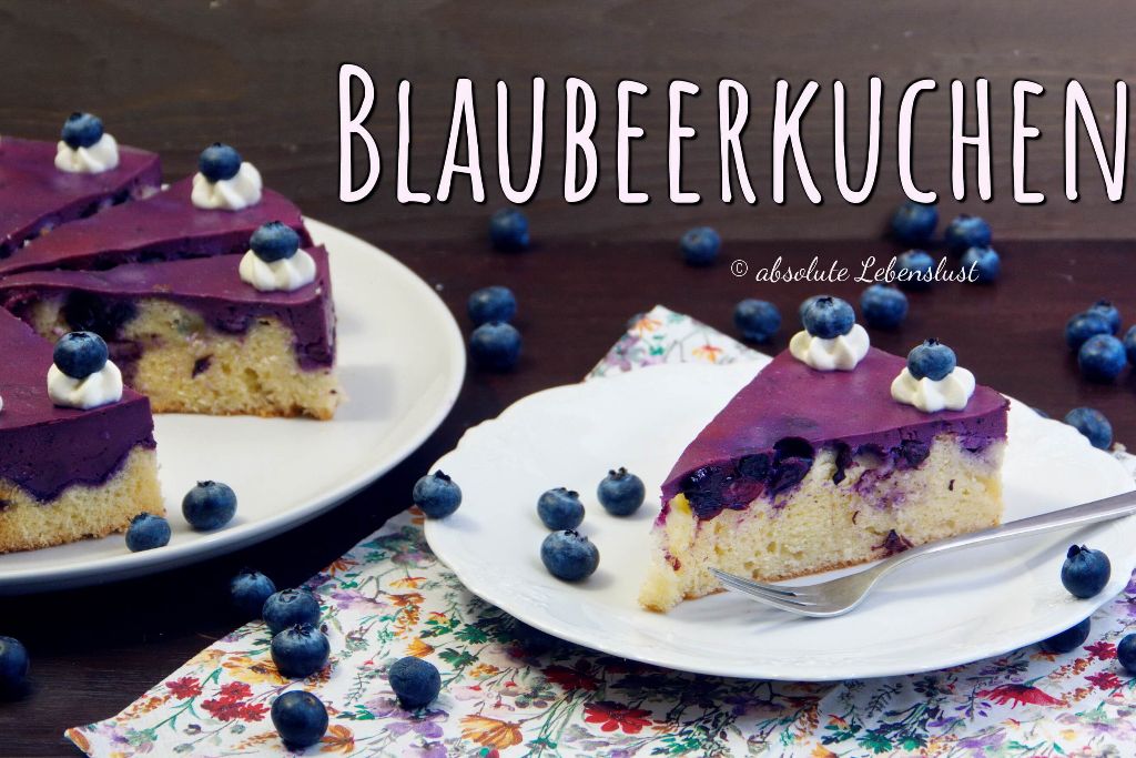 Blaubeerkuchen backen | Heidelbeerkuchen Rezept (schnelle & einfache Kuchen selber machen)