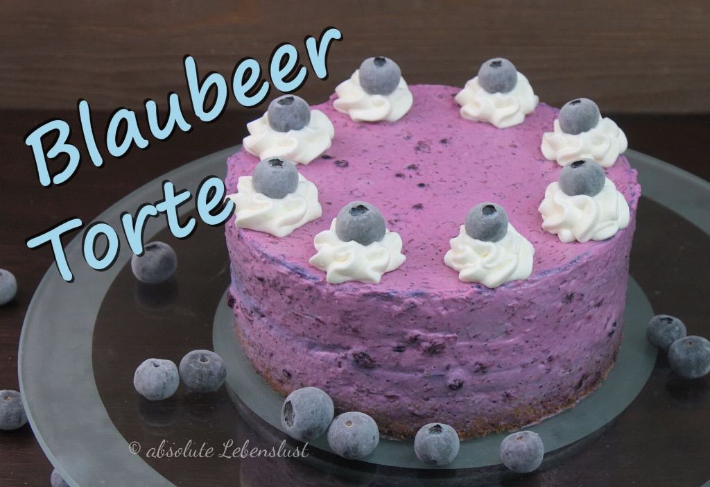 Blaubeertorte backen | Frische Heidelbeertorte selber machen