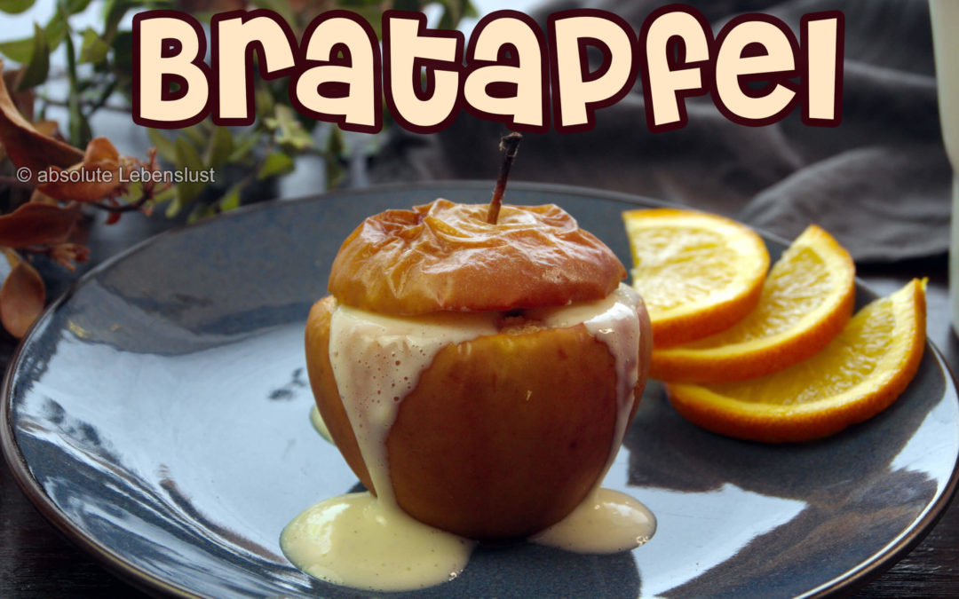 bratapfel rezept, bratapfel selber machen, bratapfel, rezept, backen, selber machen, weihnachtsrezepte, rezepte weihnachten, einfach, vanillesoße,
