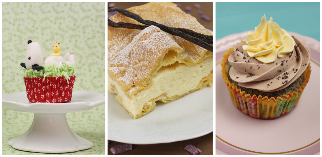 4 verschiedene Buttercreme Arten - auch vegan