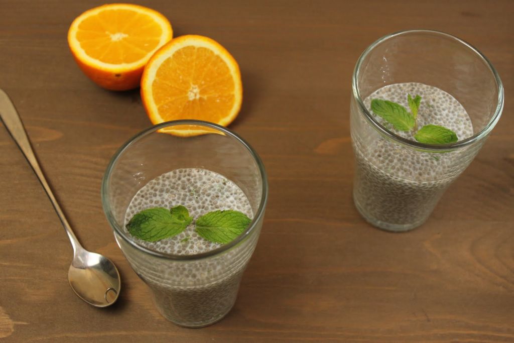 chia pudding, chia pudding vegan, chia pudding rezept, chia samen, chia rezepte, vegane rezepte, süße vegane rezepte, vegane dessert rezepte, kokos minz, rezepte mit minze
