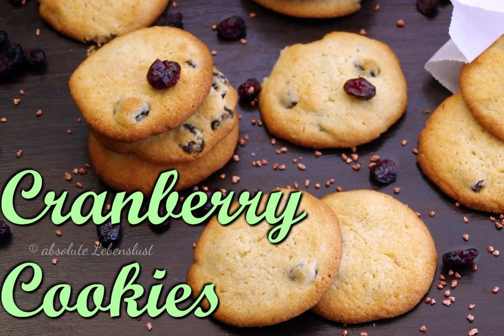 Cranberry Kekse backen | Weihnachtsplätzchen selber machen
