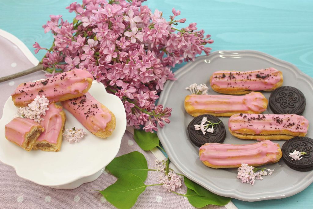 eclairs selber machen, elciars backen, eclairs mit schokofüllung, eclair rezepte, elcairs rezept, rezept für eclairs, rezept eclairs