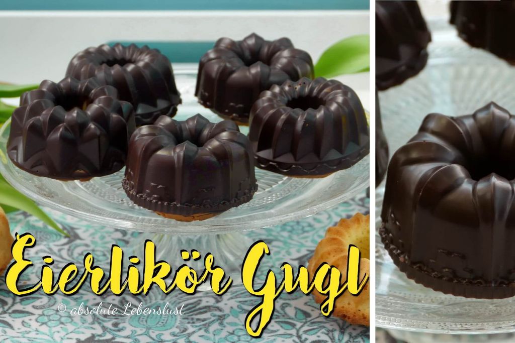EIERLIKÖR GUGL BACKEN | Mini Gugl mit Schokoüberzug [Mini Guglhupf Rezept]