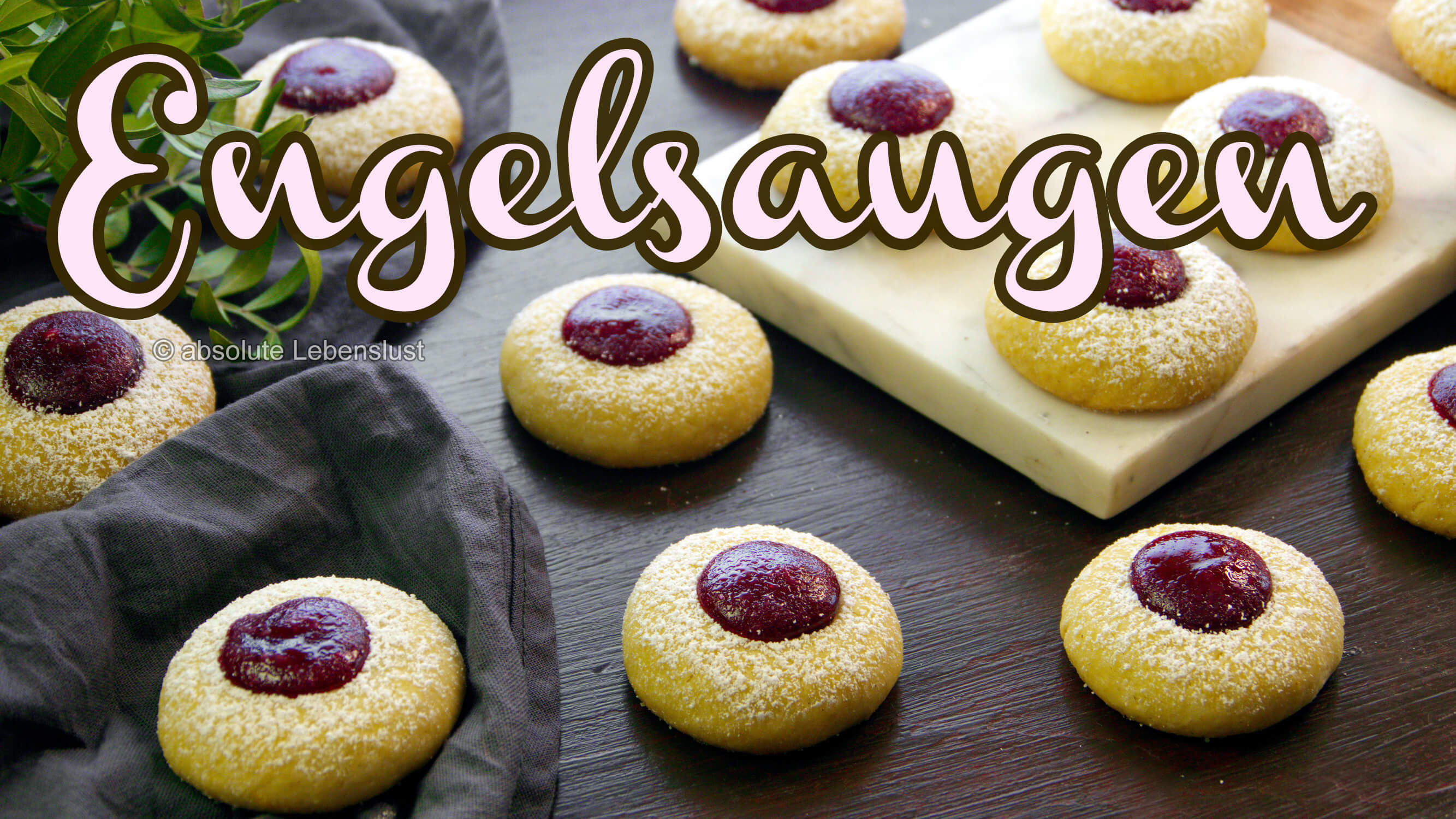 Engelsaugen Rezept | Husarenkrapfen backen [Plätzchen mit Marmelade]