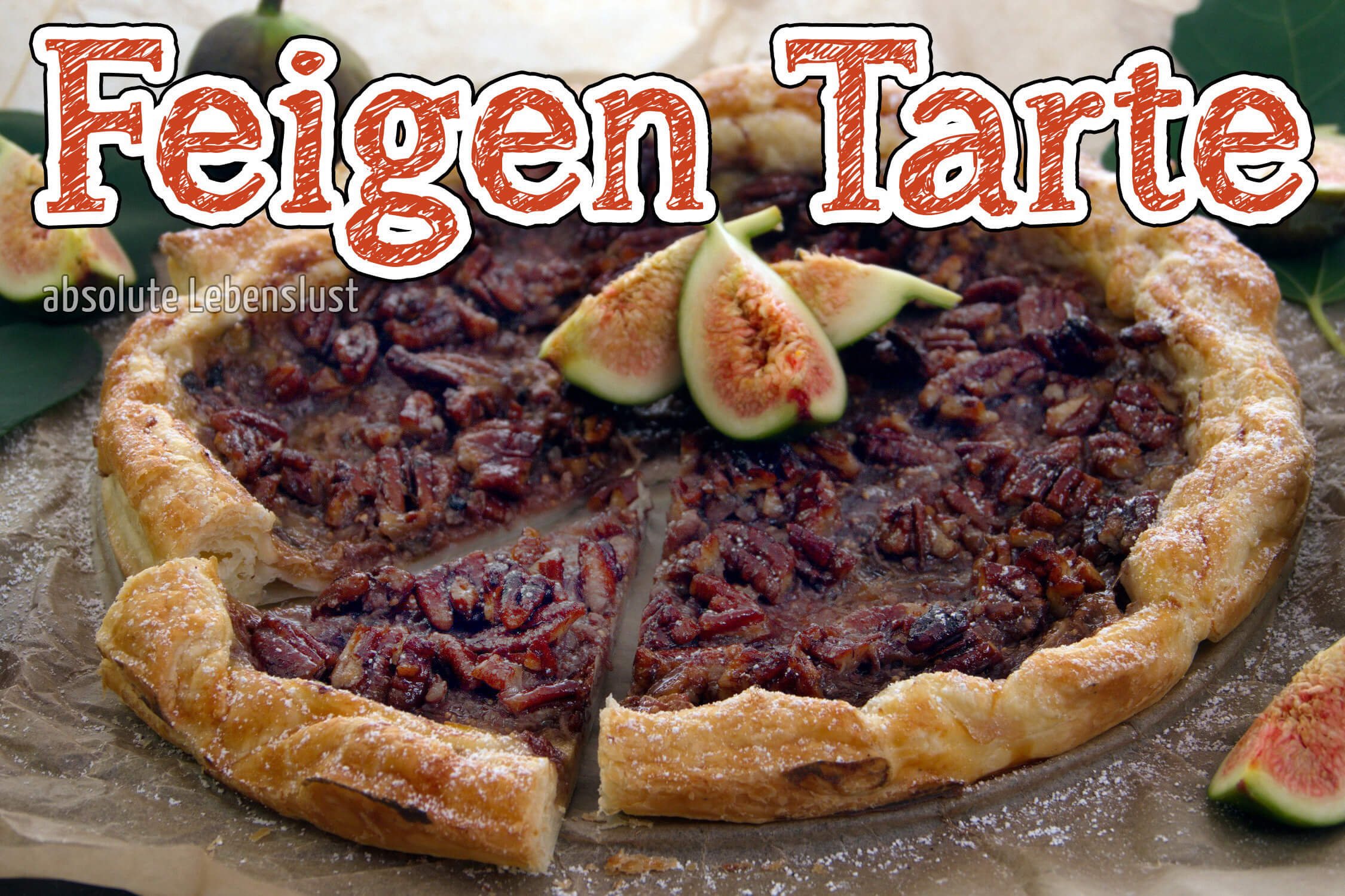 Feigen Tarte mit Blätterteig | schnelle Blätterteig Rezepte süß