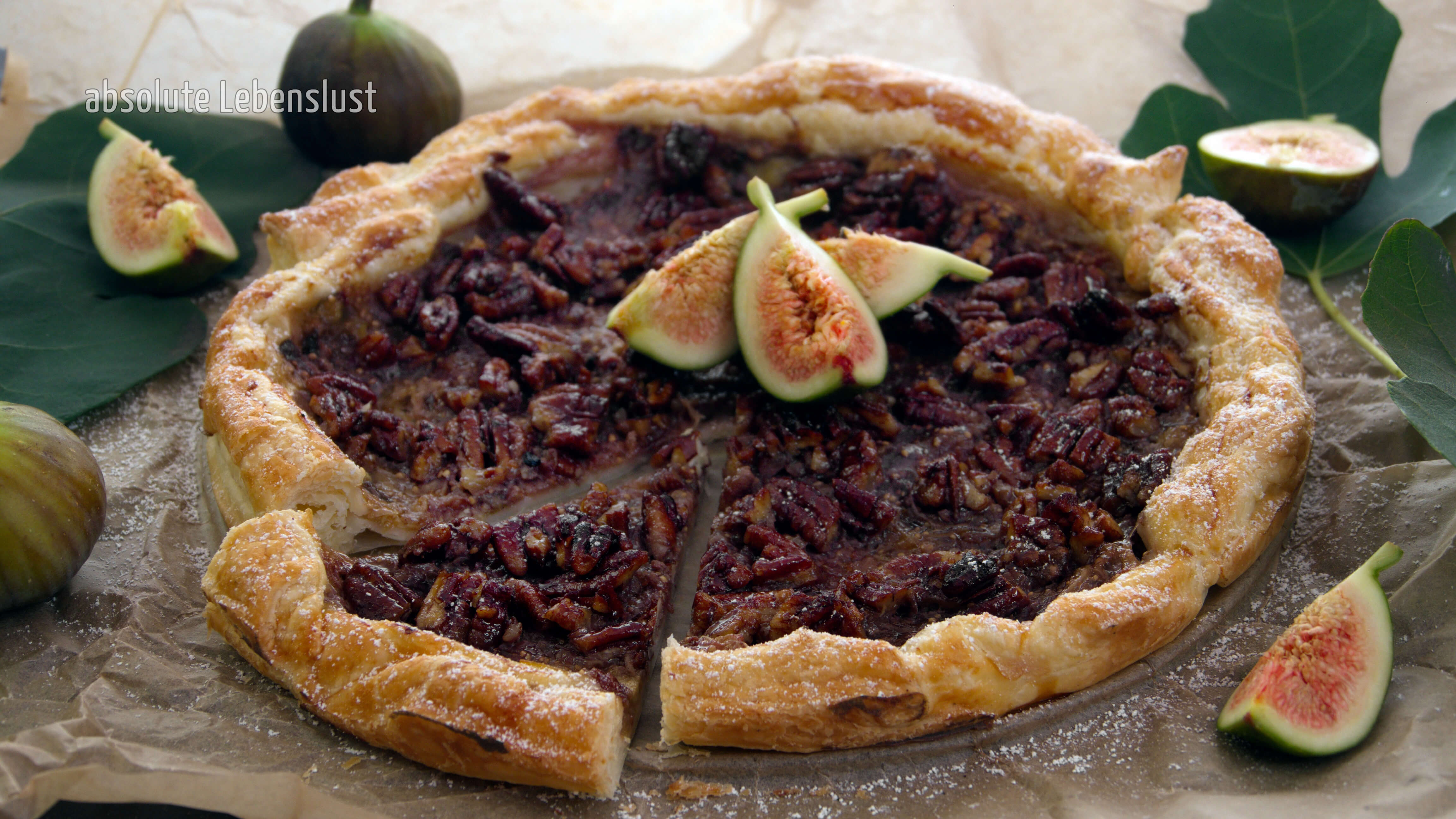 feigen tarte, rezepte mit feigen, feigen rezepte, rezept, rezepte, mit, feigen, blätterteig, tarte, backen