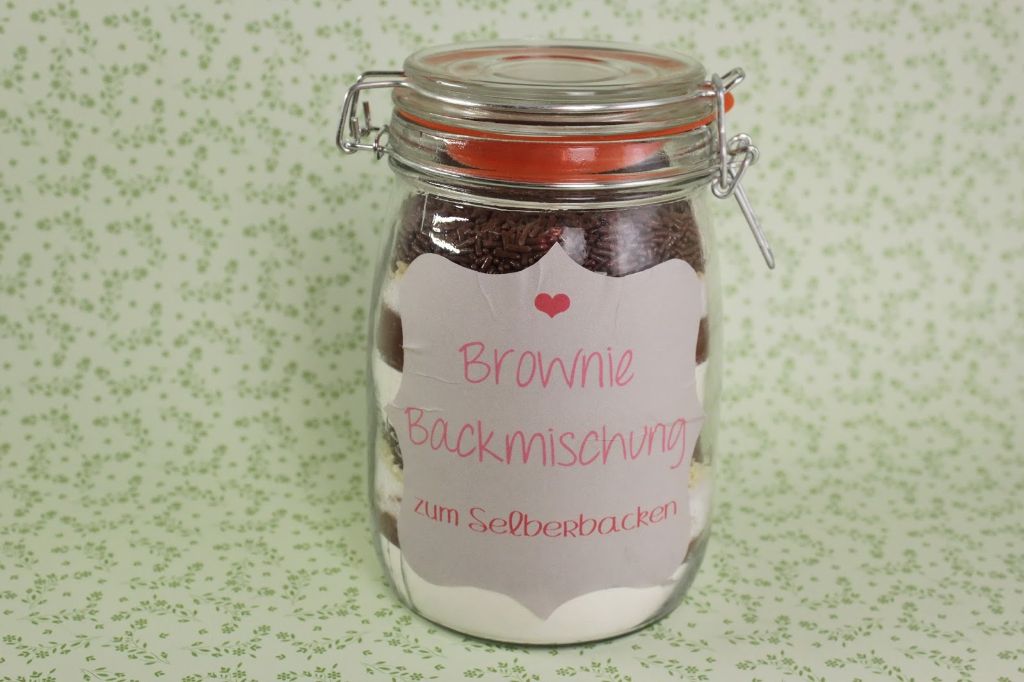 geschenkidee zu weihnachten, brownie backmischung selber machen, backmischung verschenken, selbstgemachte backmischung, diy geschenke, geschenke zu weihnachten