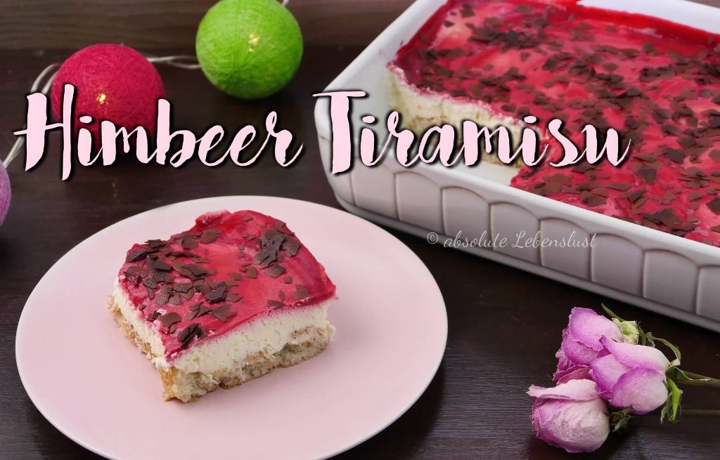 Himbeer Tiramisu Rezept | einfach & schnell gemachter Nachtisch [mit oder ohne Alkohol möglich]