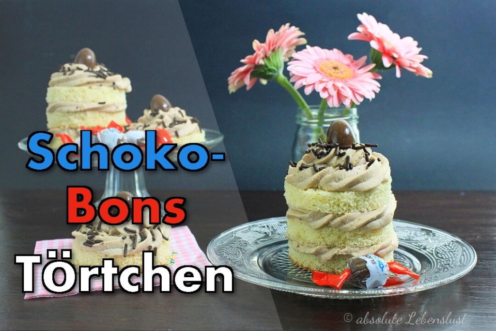 Kinder Schokobons Törtchen backen | Kleine Torten selber machen