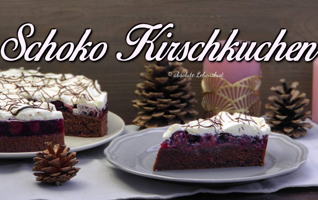 Schoko Kirschkuchen backen | Kirsch Quark Kuchen [einfache Kuchenrezepte]