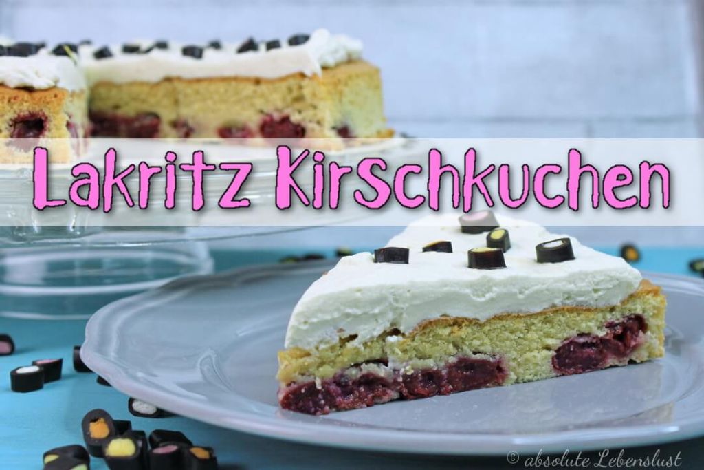 Fruchtiger Kirschkuchen mit Lakritz Aroma | Backen mit Süßholzwurzel