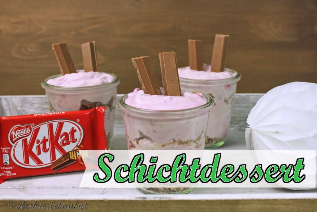 KitKat Dessert im Glas | Nachtisch Rezepte