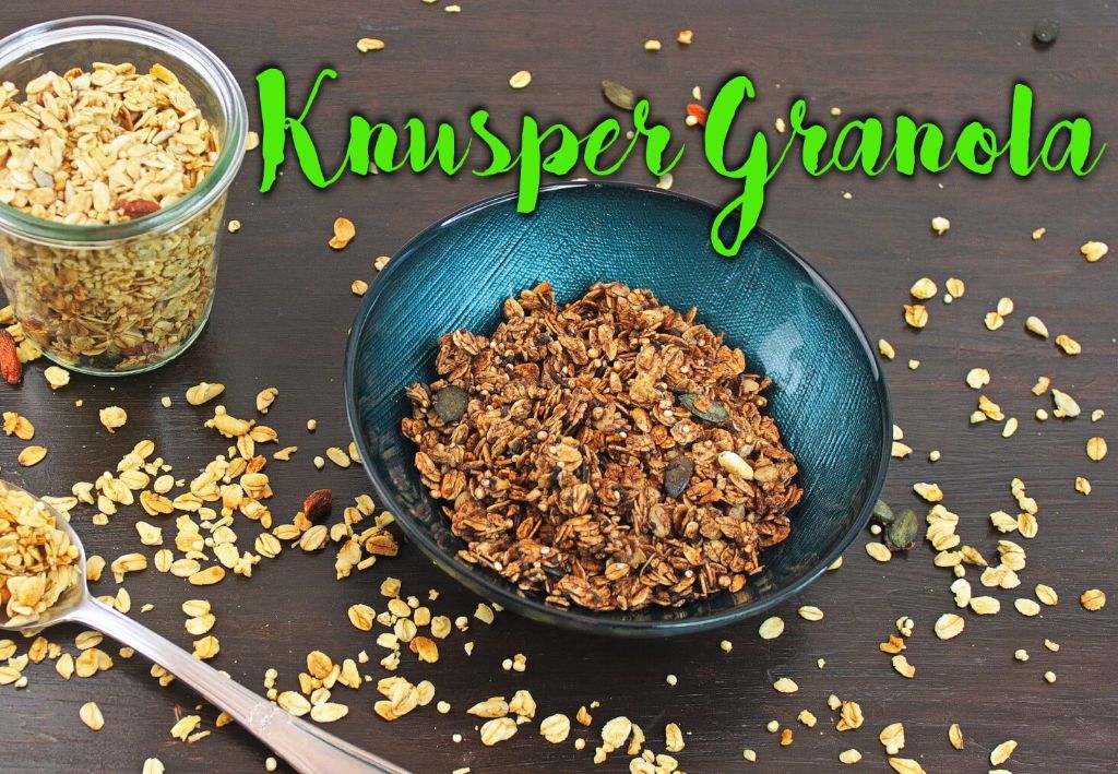 Knuspermüsli Rezept / Granola selber machen [in pur & Schoko] Frühstücksideen