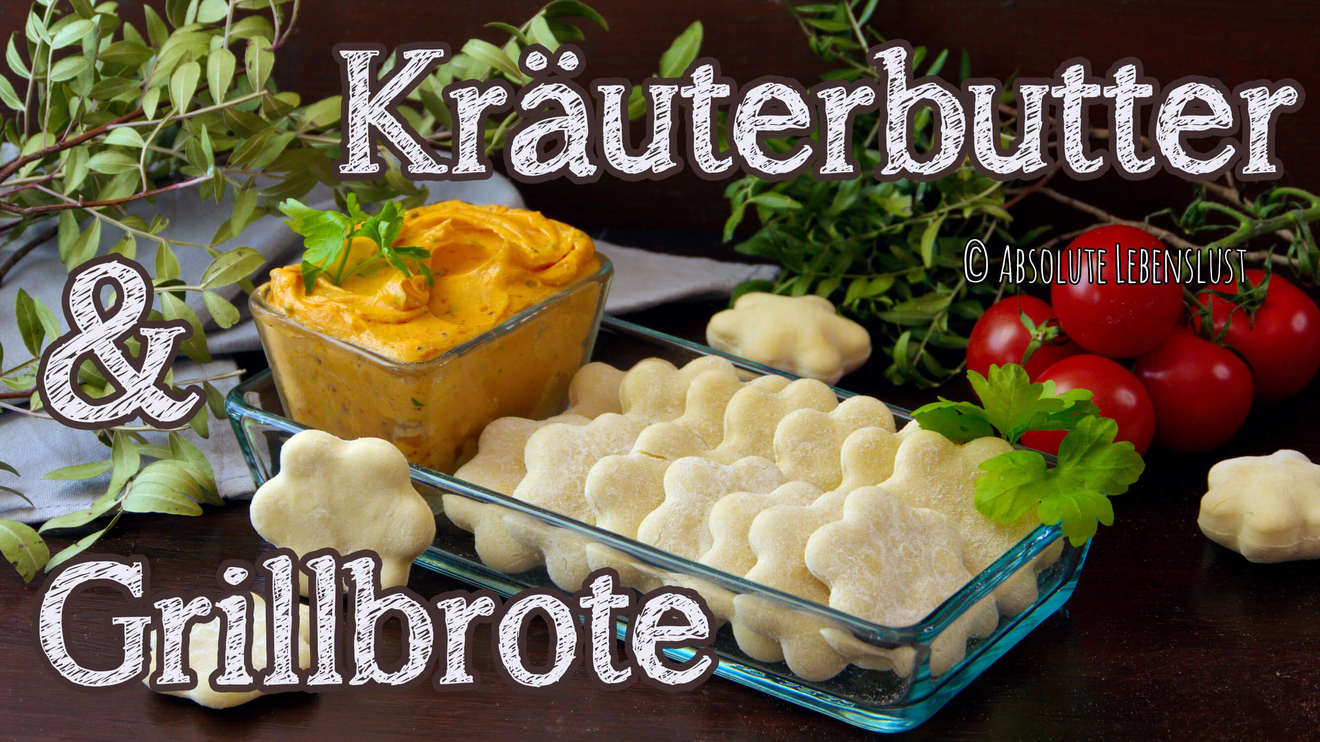 Grillbrote & Tomaten Kräuterbutter selber machen | einfaches Rezept für Grillbeilagen