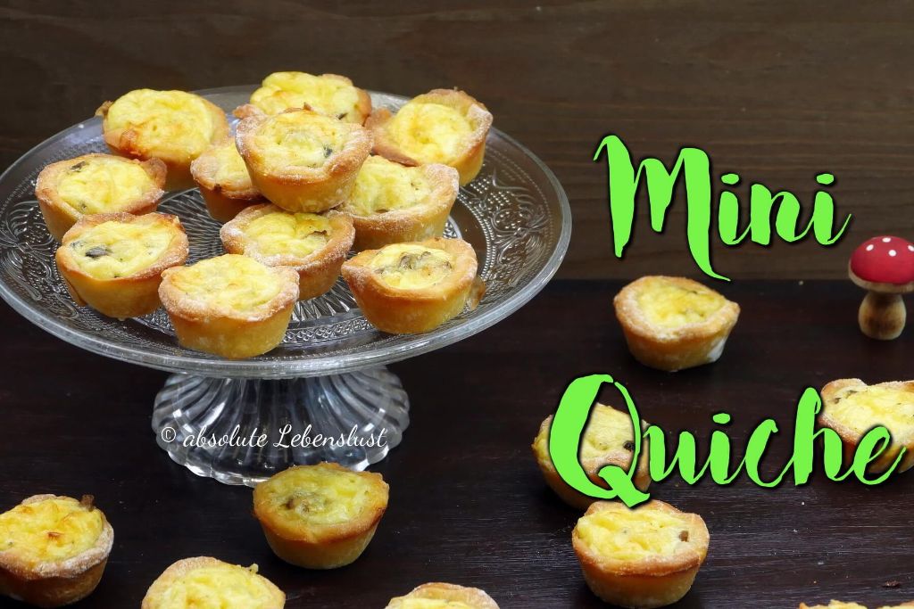 Mini Quiche Häppchen | Fingerfood für's Party Buffet selber machen | Snackideen [schnell & einfach]