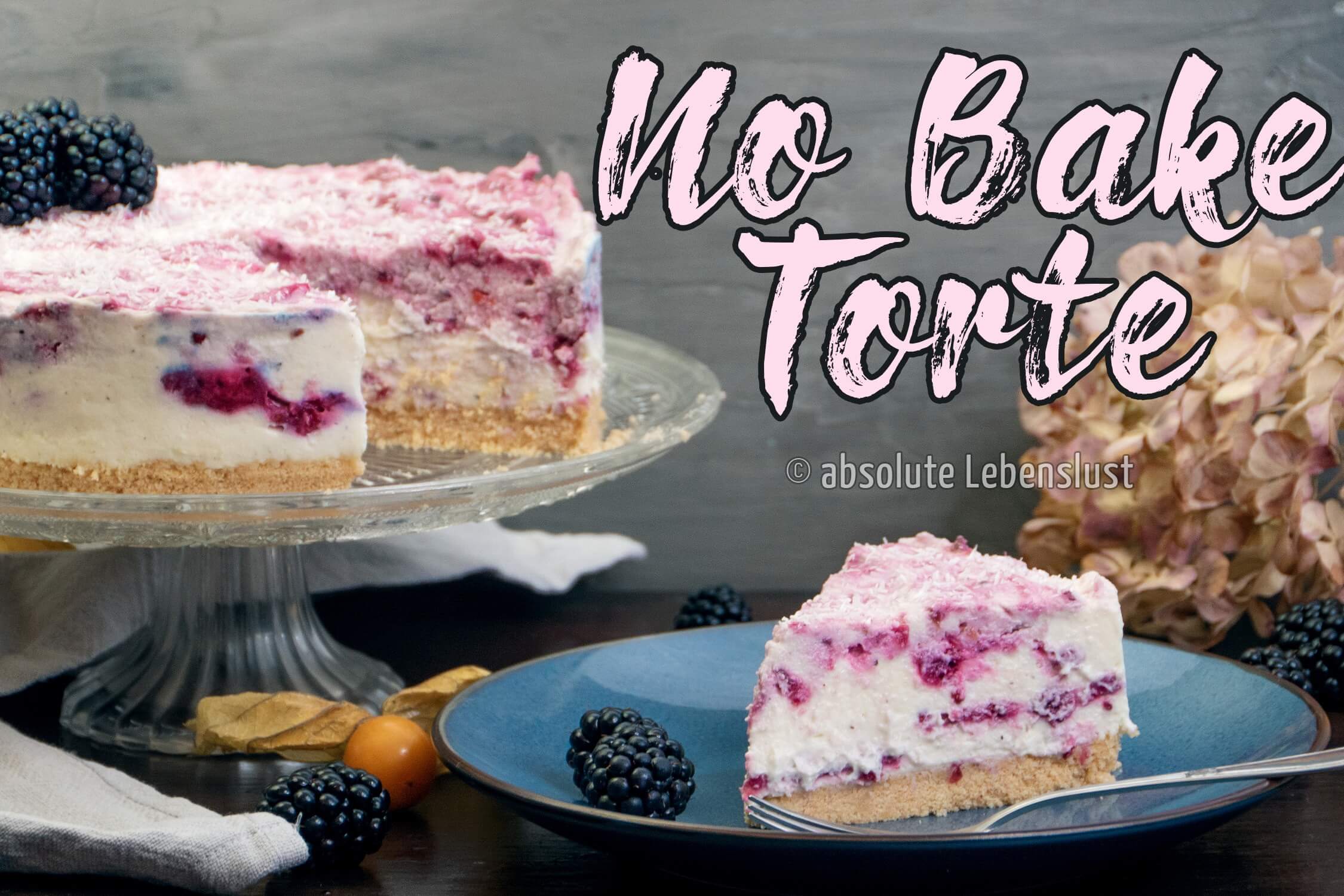 No Bake Beerentorte | Sommertorte selber machen mit Beeren Mascarponecreme [ohne backen] Rezept