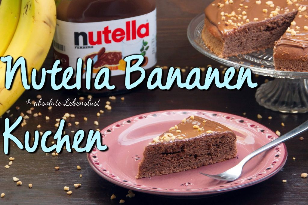 Nutella Bananen Kuchen Rezept | schnelle & einfache Kuchen backen
