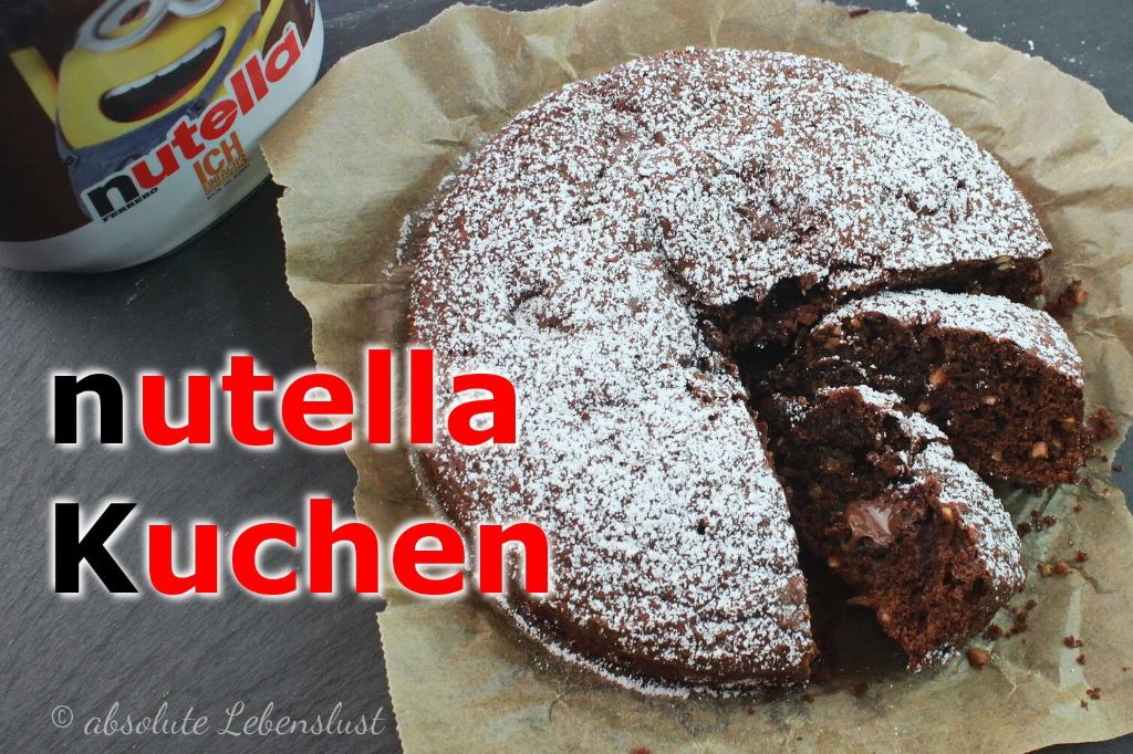 Nutella Kuchen backen | Brownie-Nutella Kuchen [schnell & einfach]