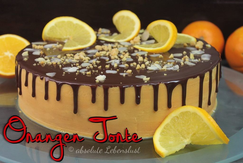 Schoko Orangen Torte backen | Drip Cake selber machen