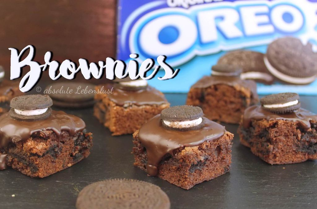 Oreo Brownies Rezept | schnelle Brownies ganz einfach selber machen