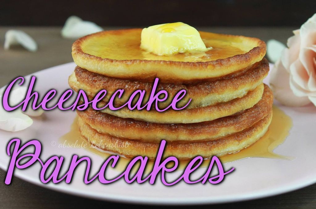 Cheesecake Pancakes Rezept - Pancakes mit Quark im Teig selber machen