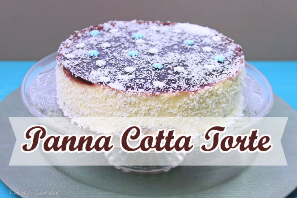 Weihnachtliche Panna Cotta Torte | Panna Cotta ohne Gelatine