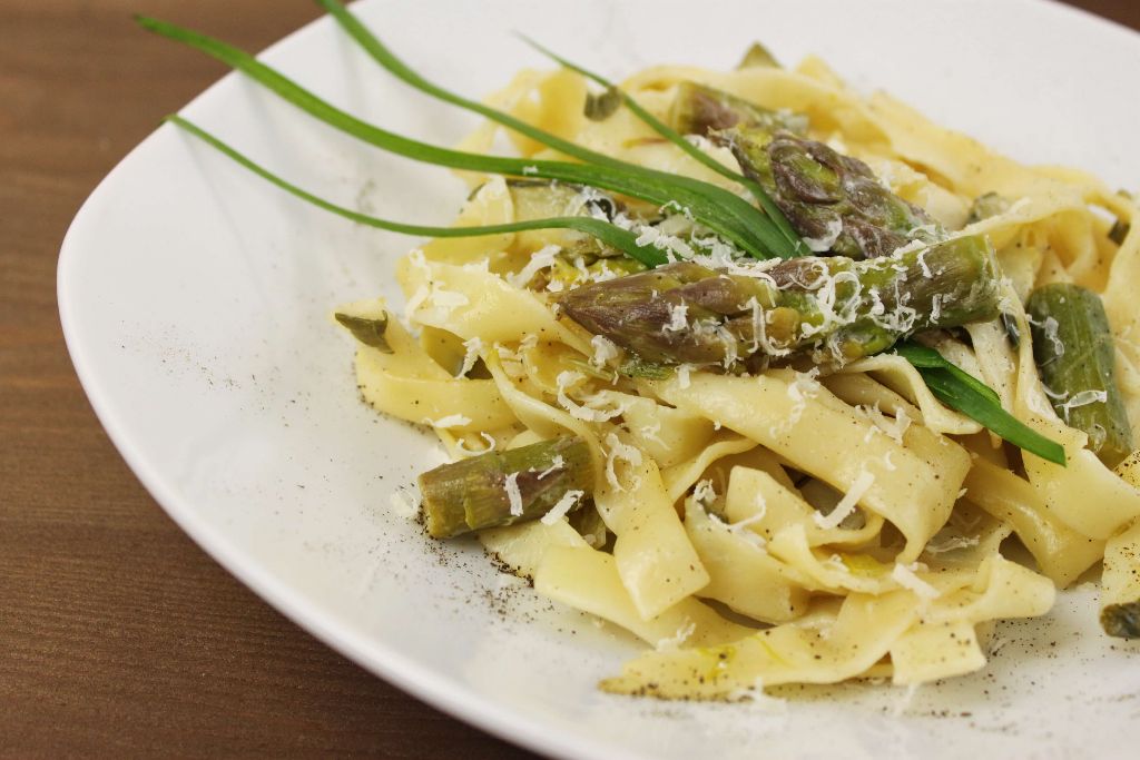 Pasta Mit Grunem Spargel Vegetarische Nudelrezepte Absolute Lebenslust