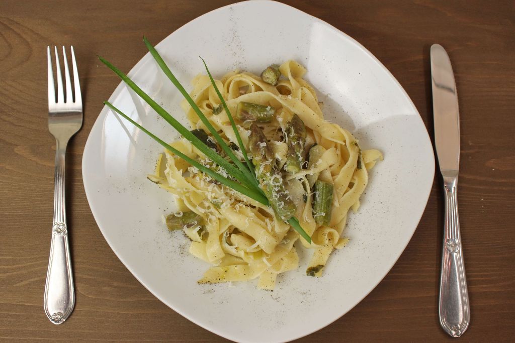 Pasta Mit Grunem Spargel Vegetarische Nudelrezepte Absolute Lebenslust