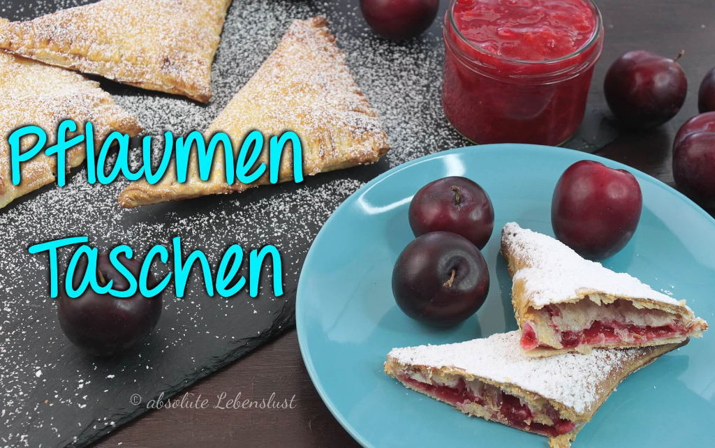 pflaumentaschen, blätterteigtaschen, süß, blätterteigtaschen süß, blätterteig rezepte, blätterteig, ideen, rezepte, rezept, selber machen, backen, fngerfood, partysnacks,