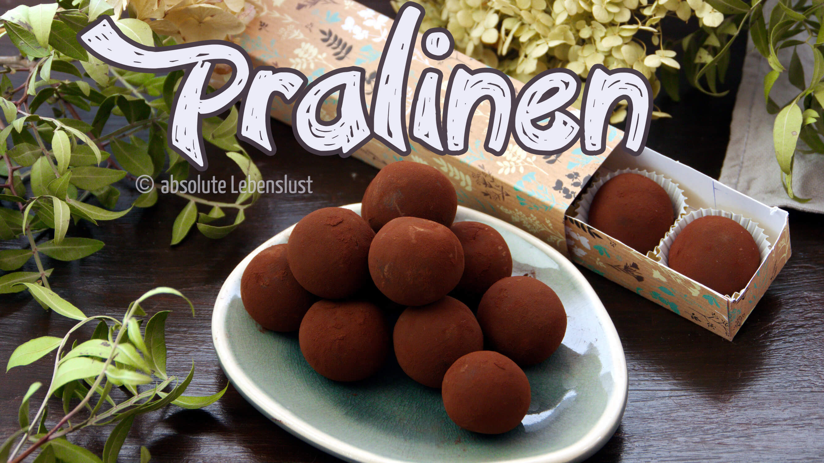 2 Zutaten Pralinen selber machen | Pralinen mit gezuckerter Kondensmilch