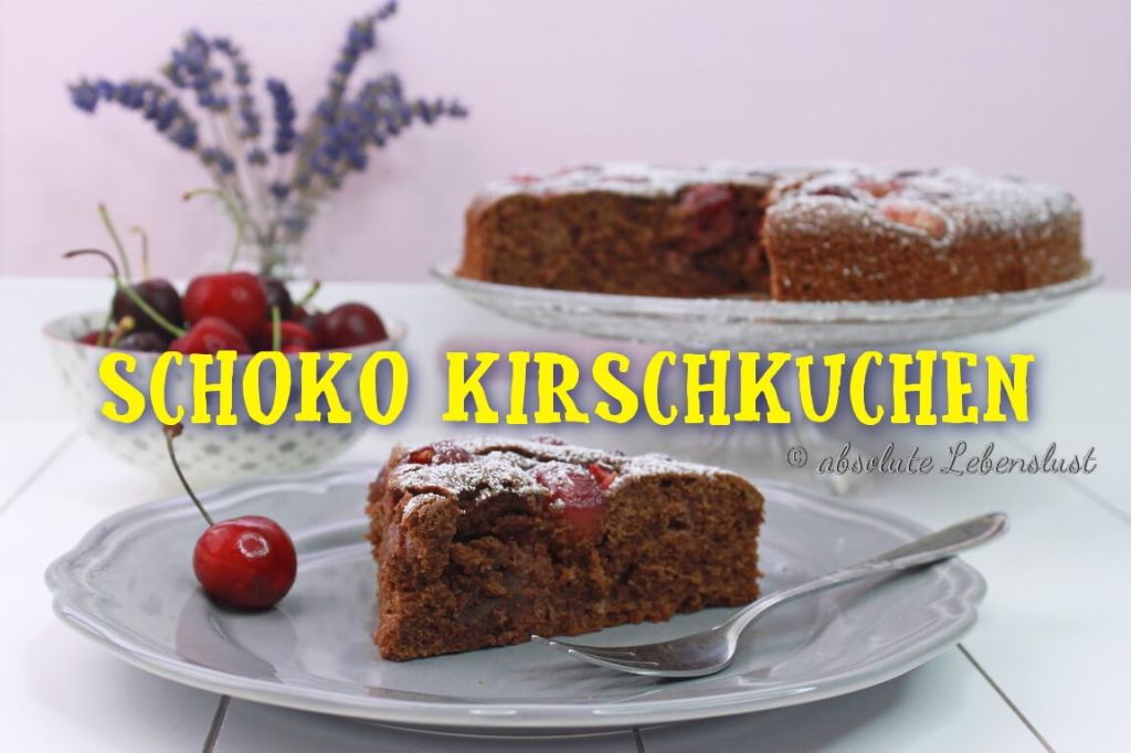 Schoko Kirschkuchen Rezept - Schokokuchen mit Kirschen backen
