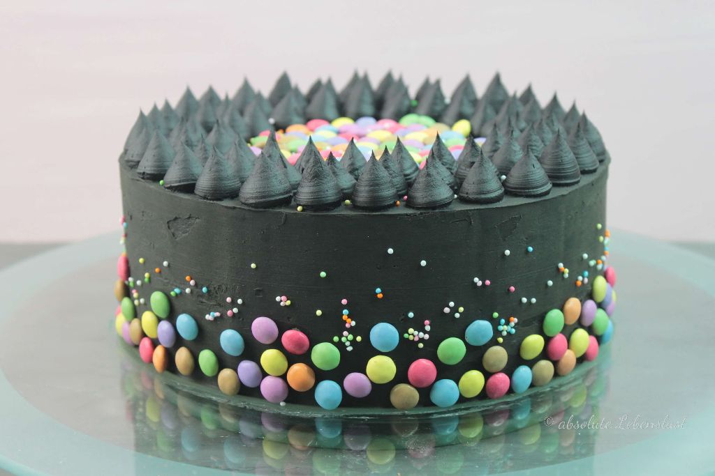 Smarties Torte Backen Schwarze Torte Ohne Fondant Selber Machen Absolute Lebenslust