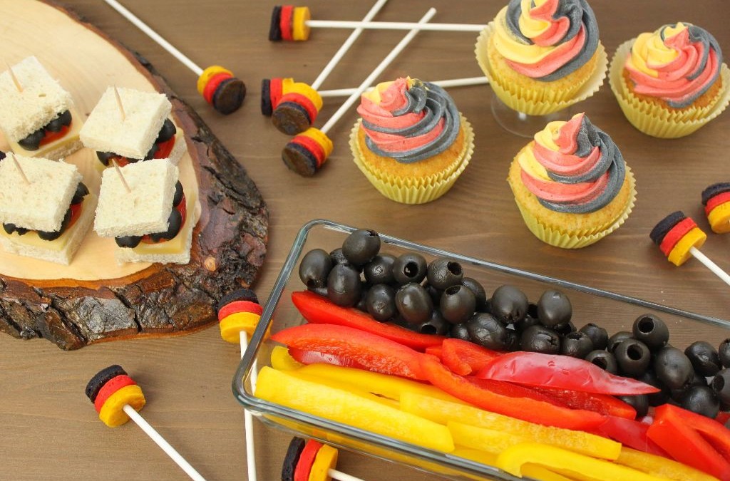 snacks zur em, snacks zur wm, deutschland snacks, fußball snacks, snackideen, gesunde snacks, fingerfood herzhaft, fingerfood süß, fingerfood, ideen