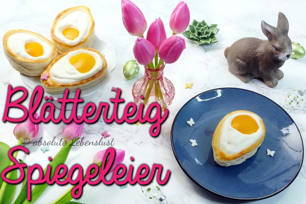 Blätterteig Spiegeleikuchen Rezept | Backen zu Ostern