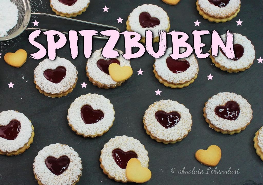 Spitzbuben / Linzer Plätzchen Rezept | einfache Plätzchen backen