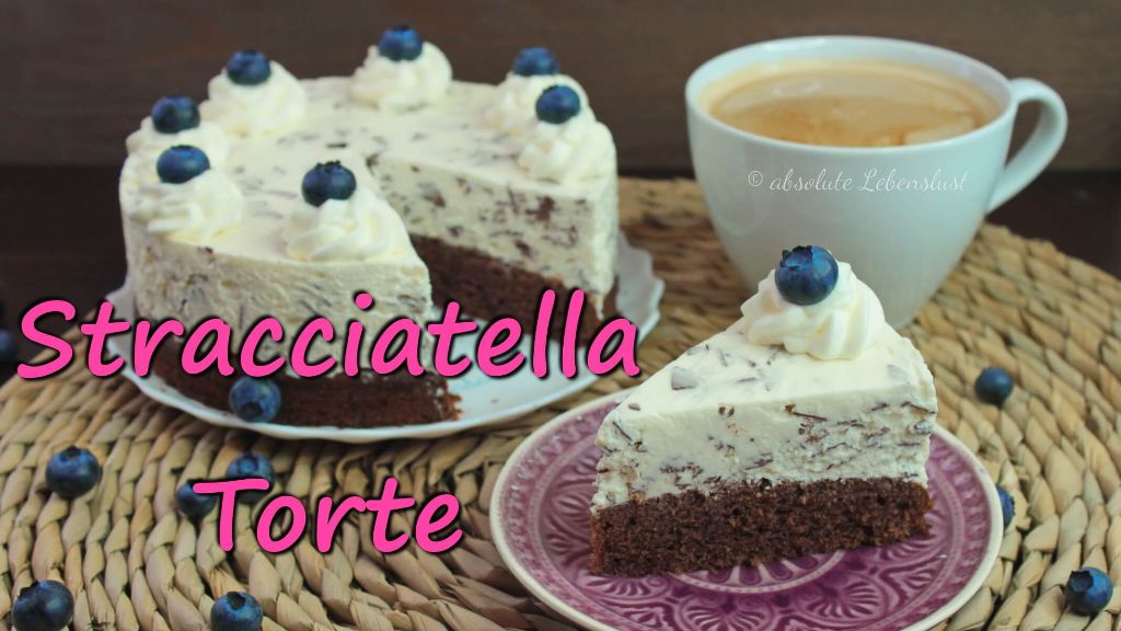 Stracciatella Torte backen | mit Stracciatella Creme