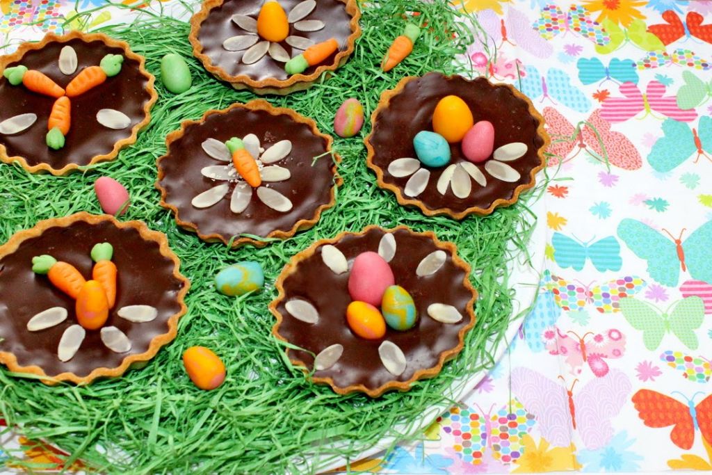 Schoko Eierlikör Tartelettes - Ideen zum Ostermenü