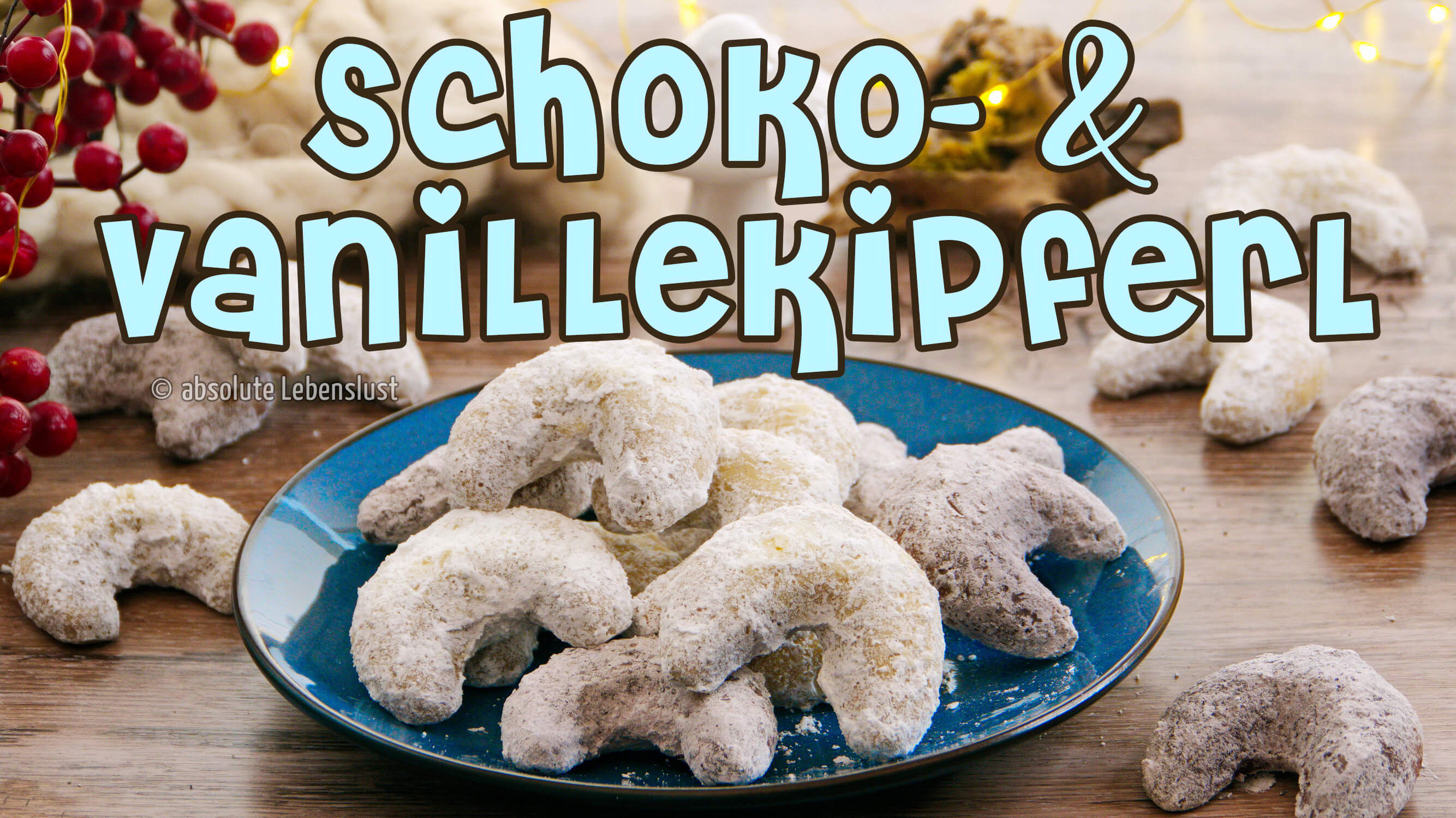Schoko- & Vanillekipferl Rezept | klassische Plätzchen Rezepte
