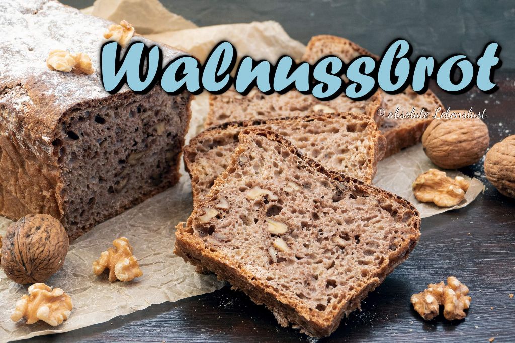 Walnussbrot Rezept | Vollkornbrot super einfach selber backen [vegan]