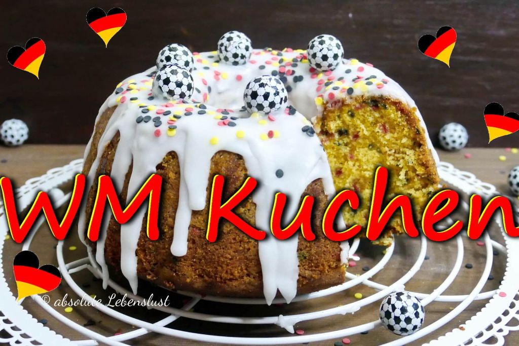 WM Snacks - Deutschland Kuchen für eure WM Party