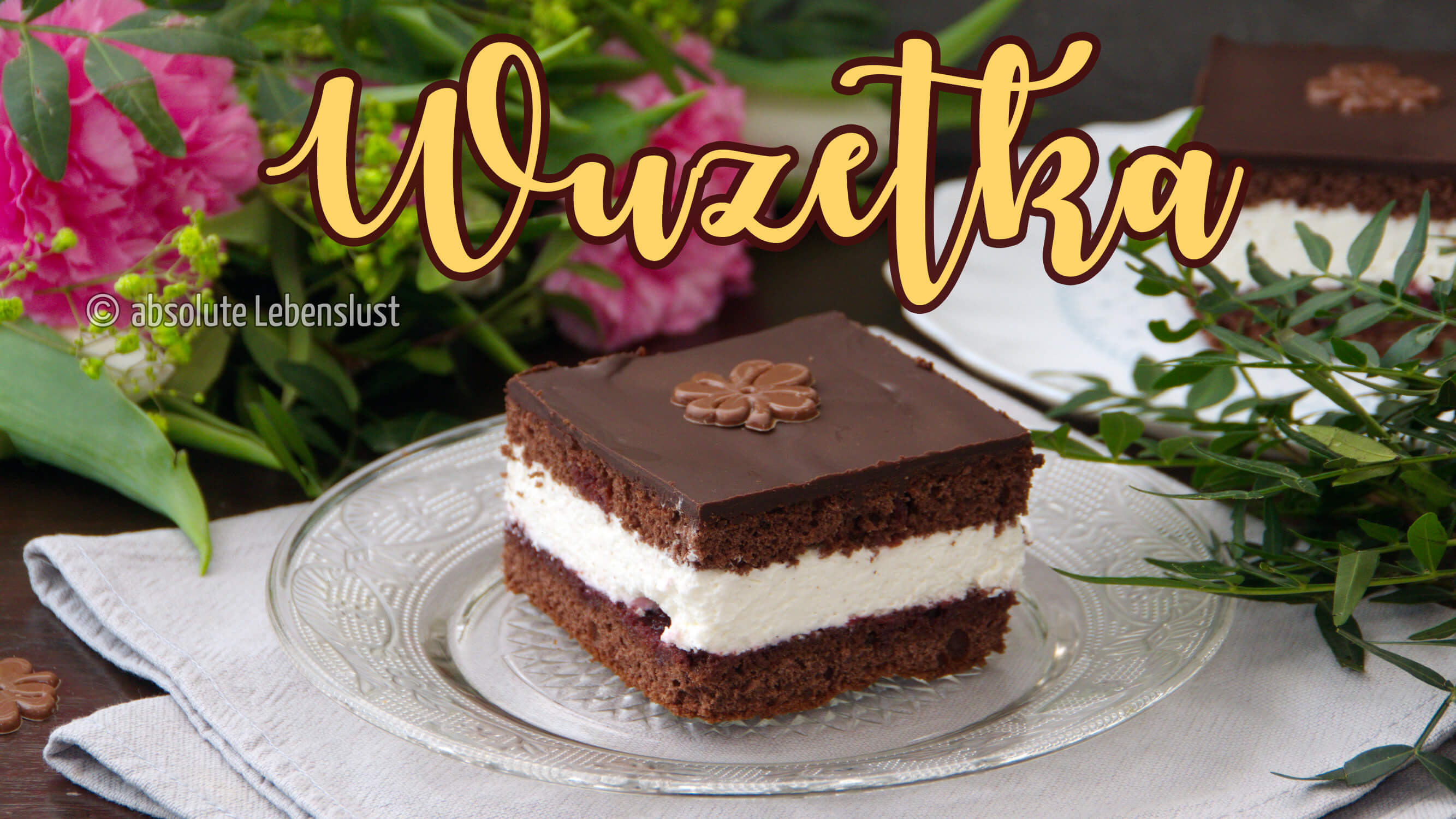 Wuzetka Rezept | polnischer Blechkuchen Klassiker backen
